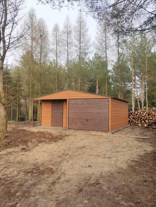 garaże blaszane, blaszaki,drewnopodobne, garaż 6x6,5×6,6x5, 4x6,profil