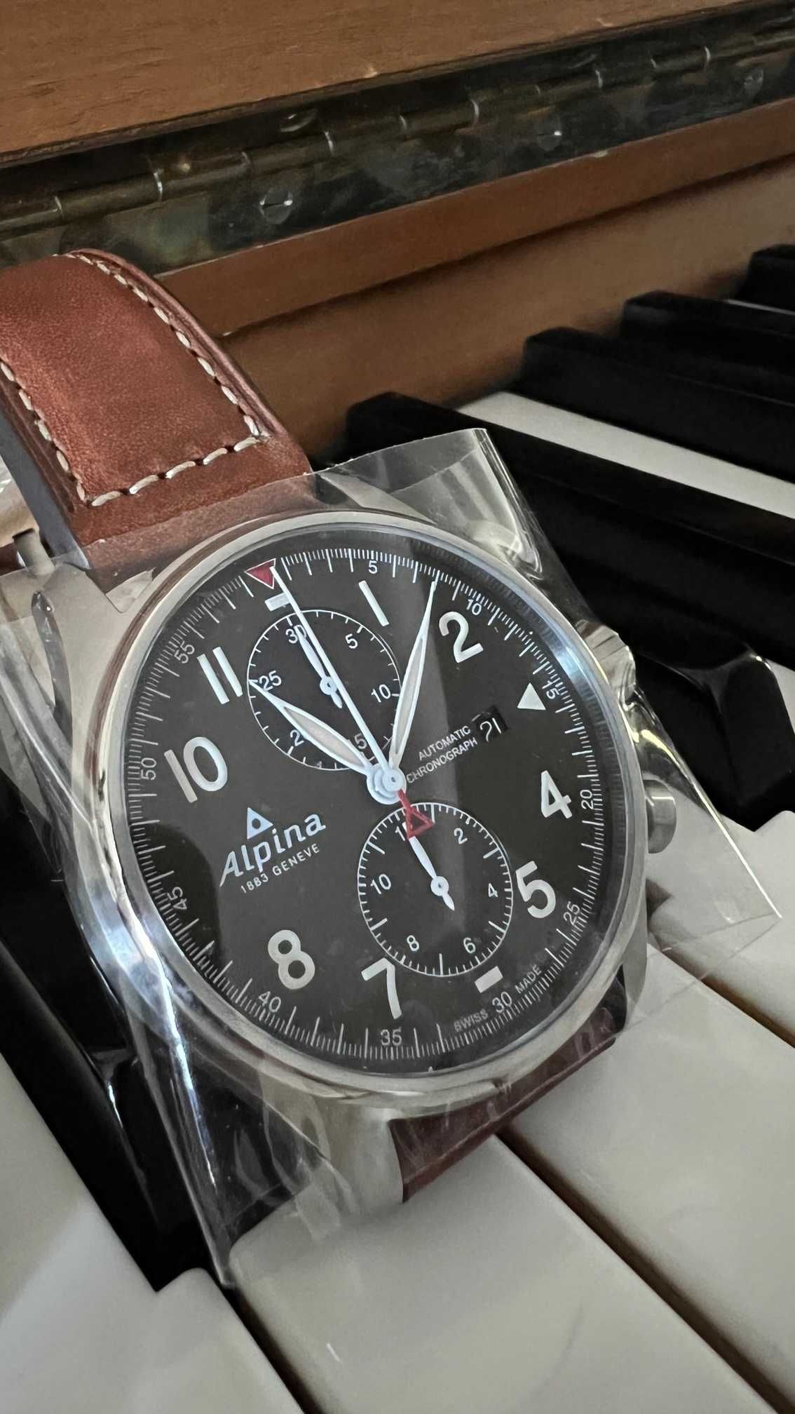 Zegarek męski Alpina Startimer Pilot Automatic Chronograph