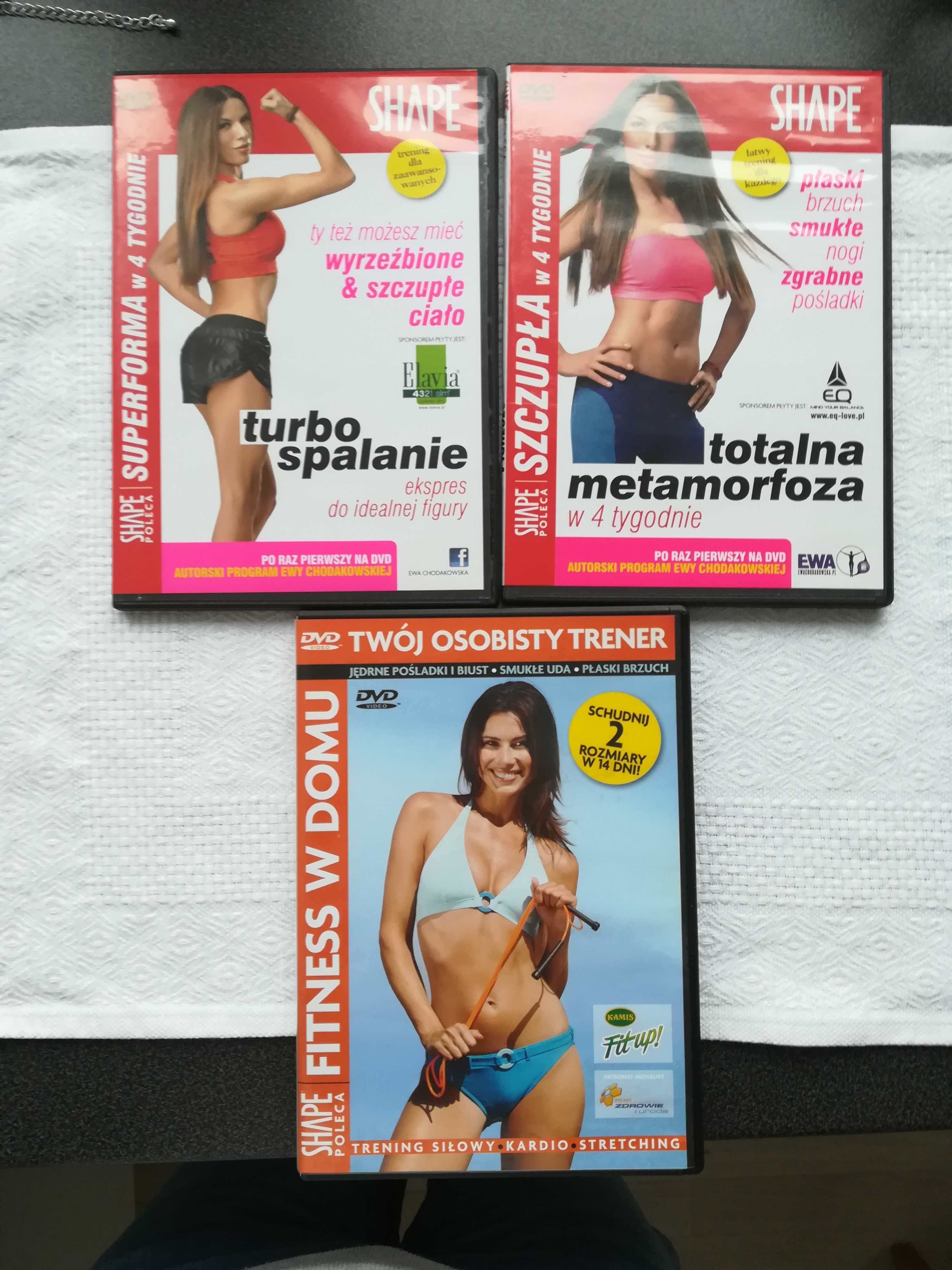 płyta dvd shape sport fitness, Ewa Chodakowska w sam raz na lato