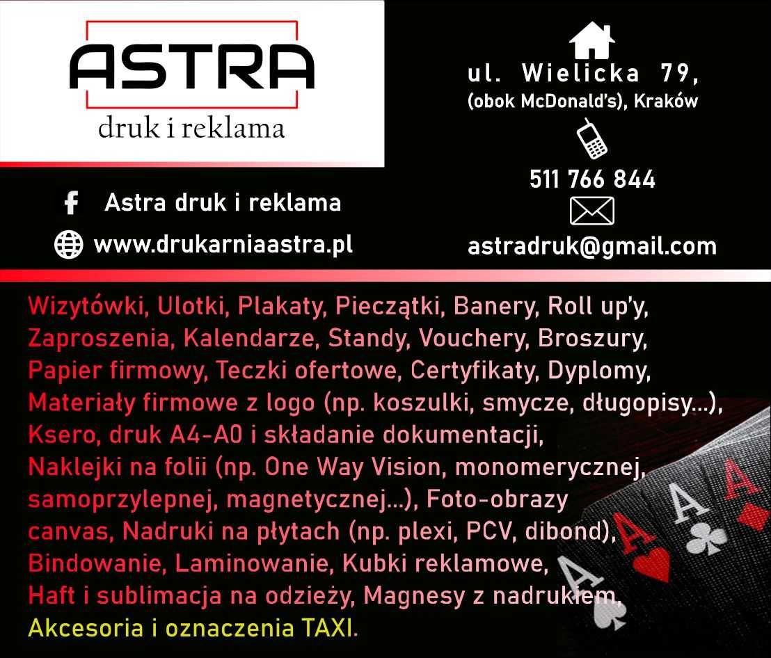 ULOTKI A4 A5 A6 DL składane uszlachetnienia ASTRA druk i reklama orygi