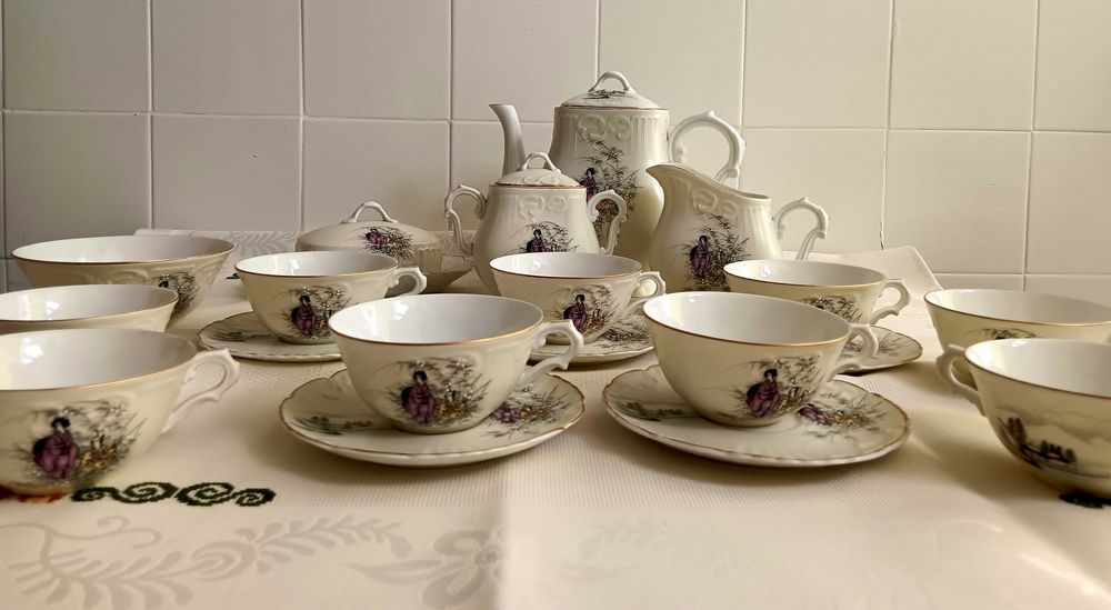 Vista Alegre- serviço Chá (19 peças)
