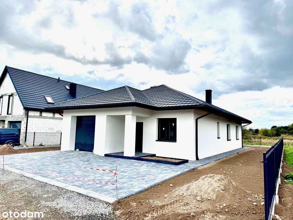 Dom parterowy 93 m² – działka 5 a, garaż, ogrodzenie, media, Załęże