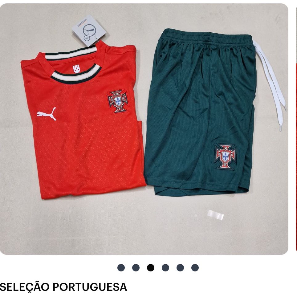 Kit crianca selecao Nacional Portuguesa Puma