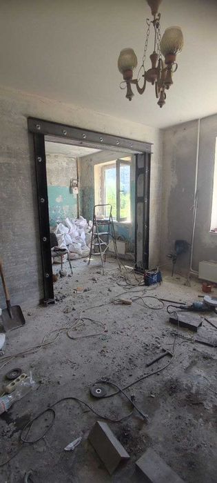 Демонтаж стен, перегородки, стяжки. Алмазная резка. Проемы и арки