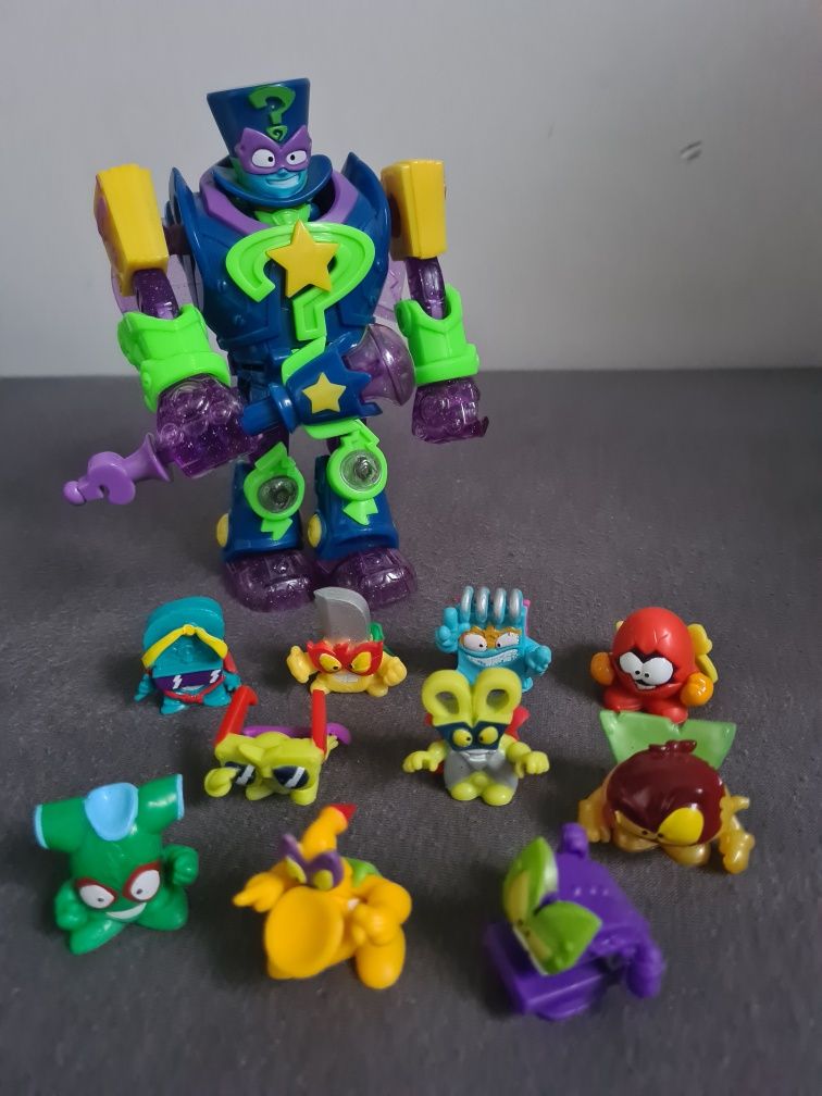 Enigma Robot Superthings + Kid I figurki Zings