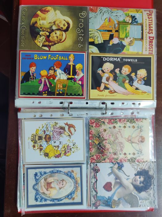 Coleção 88 postais variados