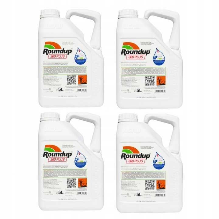 Roundup 360 SL Plus 4x5 L-karton-oryginalny BAYER !