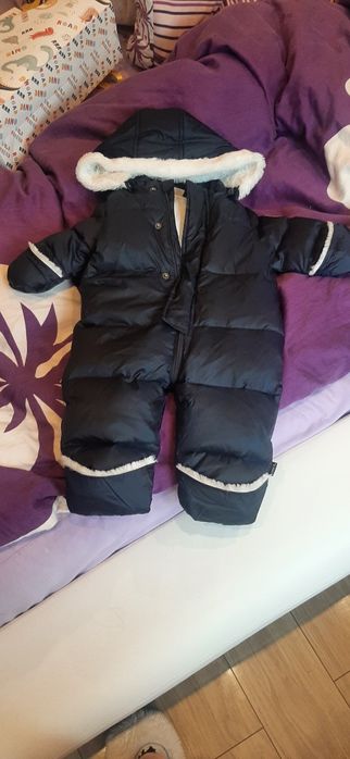 Puchowy zimowy  kombinezon dziecięcy