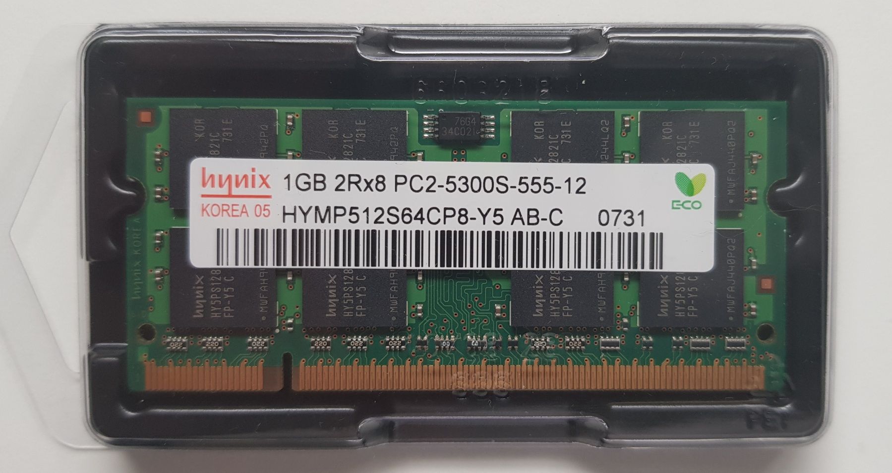 1GB DDR2 2RX8 PC2-5300S RAM