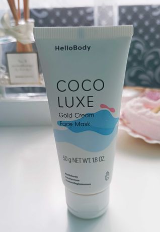 HelloBody Coco Luxe maseczka do twarzy ze złotem
