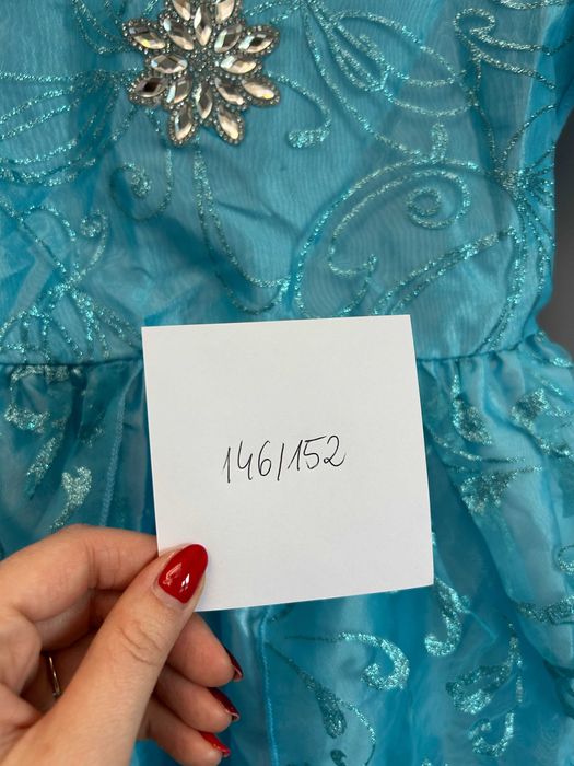 Strój przebranie Elsa Frozen Kraina Lodu 146/152 cm