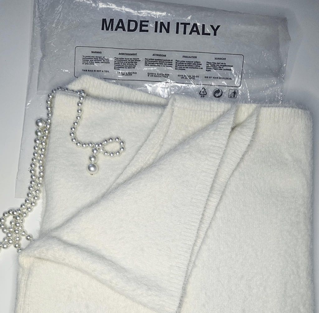 Ponczo alpakowe made on Italy