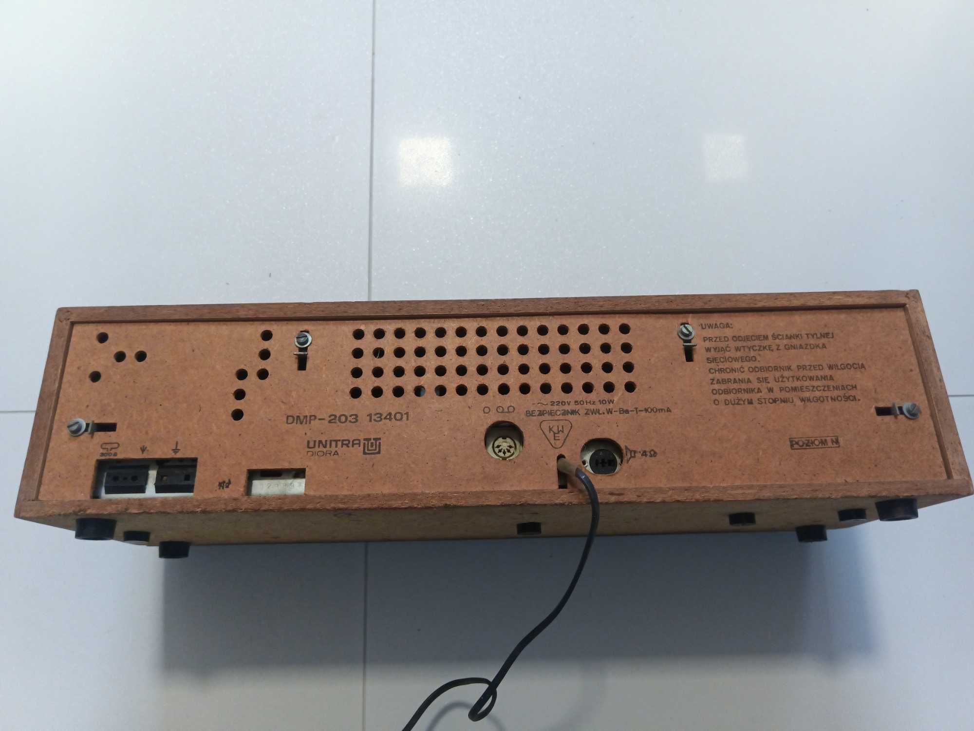 Radio Unitra Diora Dominik DMP - 203 / 13401 SPRAWNE / DARMOWA DOSTAWA