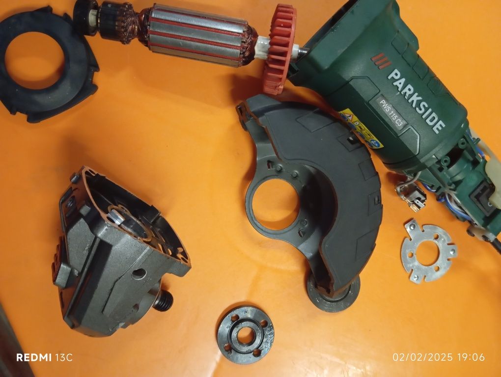 Peças parkside pws 115 c3
