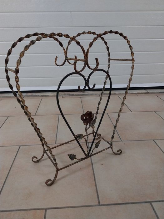 Porta guarda chuva/bengaleiro em ferro forjado