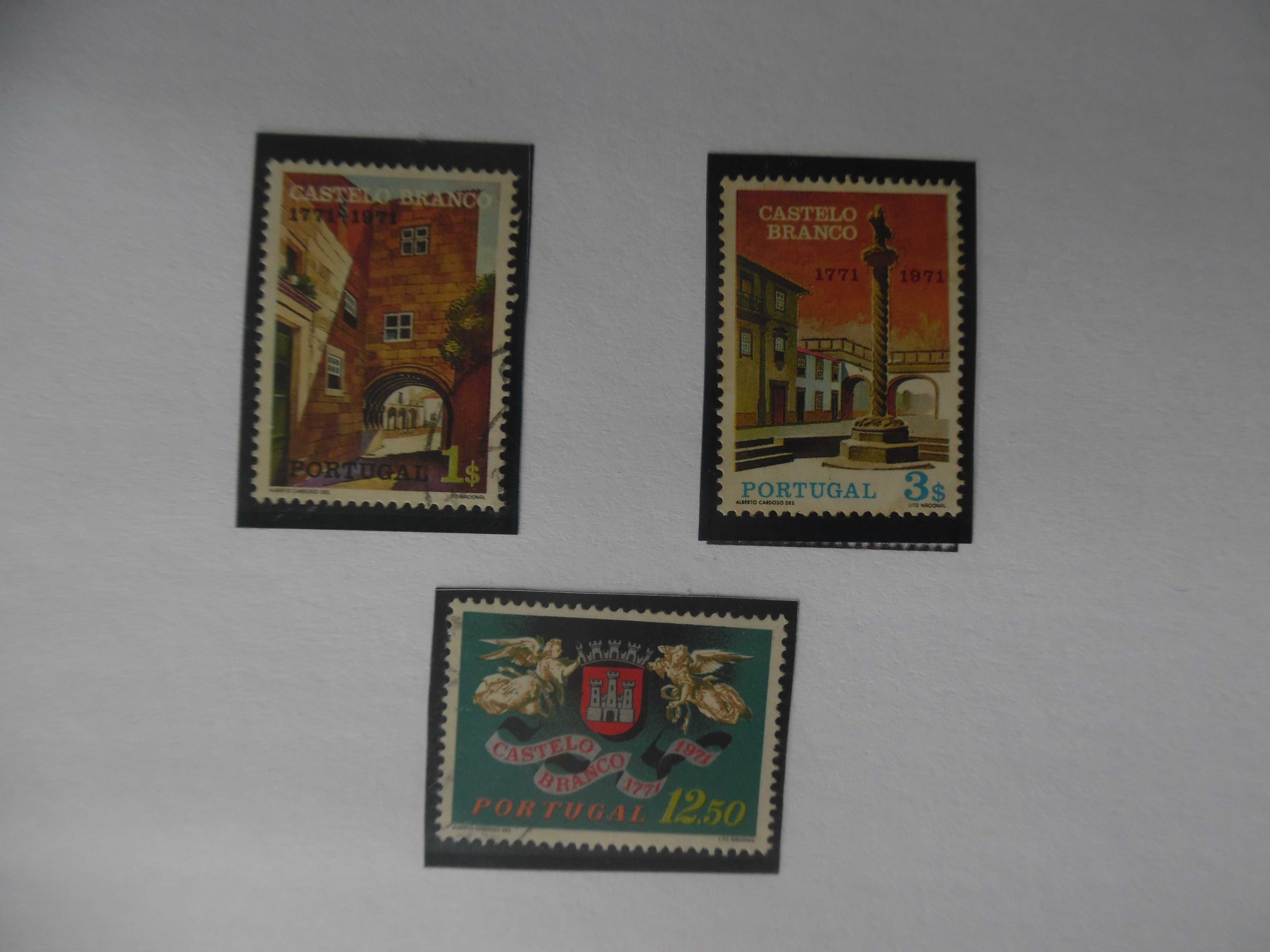 Selos Portugal 1971-Cidade de Castelo Branco Completa