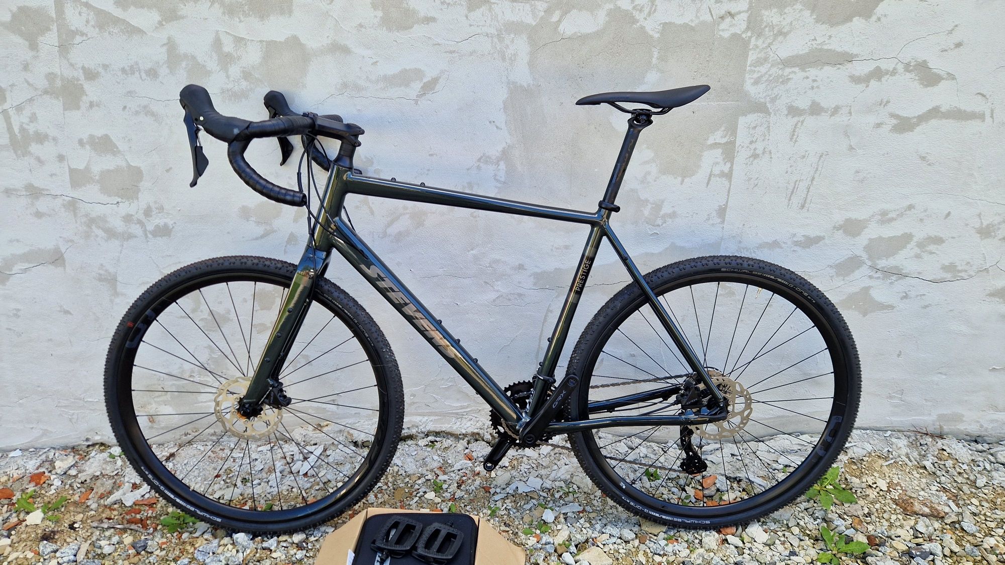 Nowe gravel Stevens prestige 2x12 GRX sztywne osie r58 2025 sztywne os