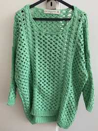 Camisola Malha Verde Zara