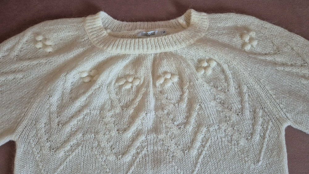 Biały sweterek Taranko rozm. 34