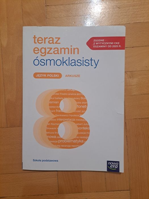Arkusze do j. Polskiego kl 8 (nowa era)