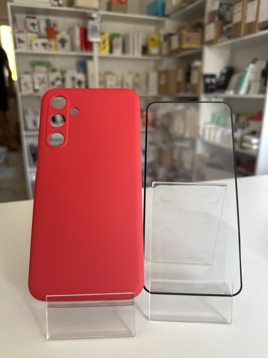 Etui silicon czerwone + szkło hartowane SAMAUNG M35 5G
