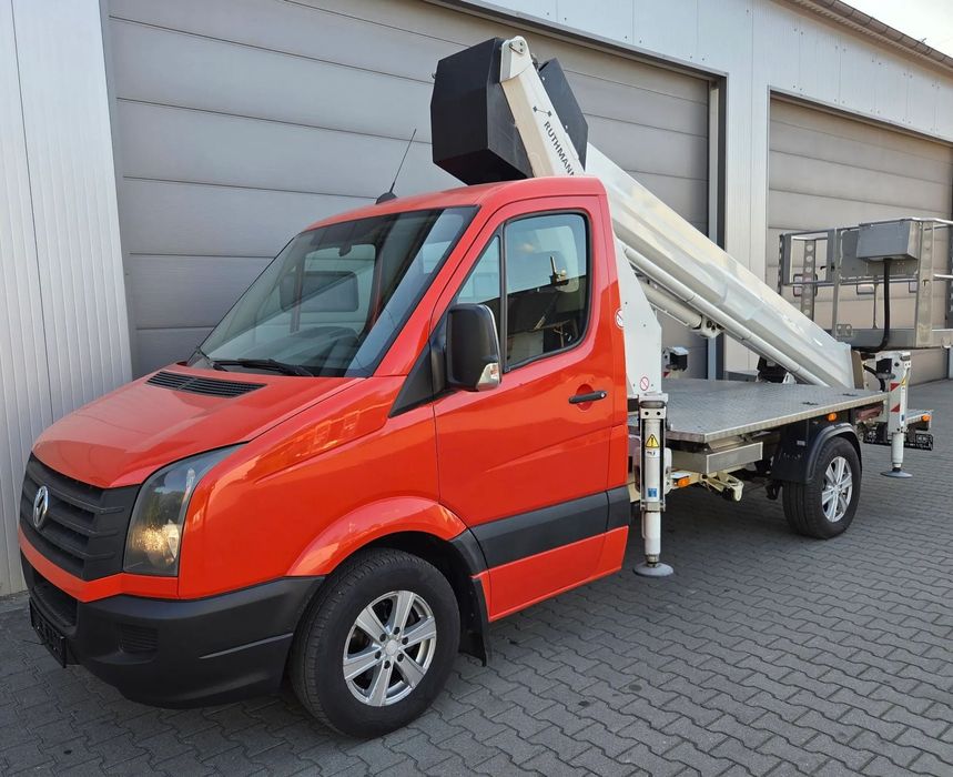 Volkswagen Crafter - 27m - Ruthmann TB 270 Podnośnik koszowy Zwyżka Wumag Palfinger GSR Multitel  27 m Ruthmann TB 270 Podnośnik koszowy Zwyżka Wumag Palfinger Multitel