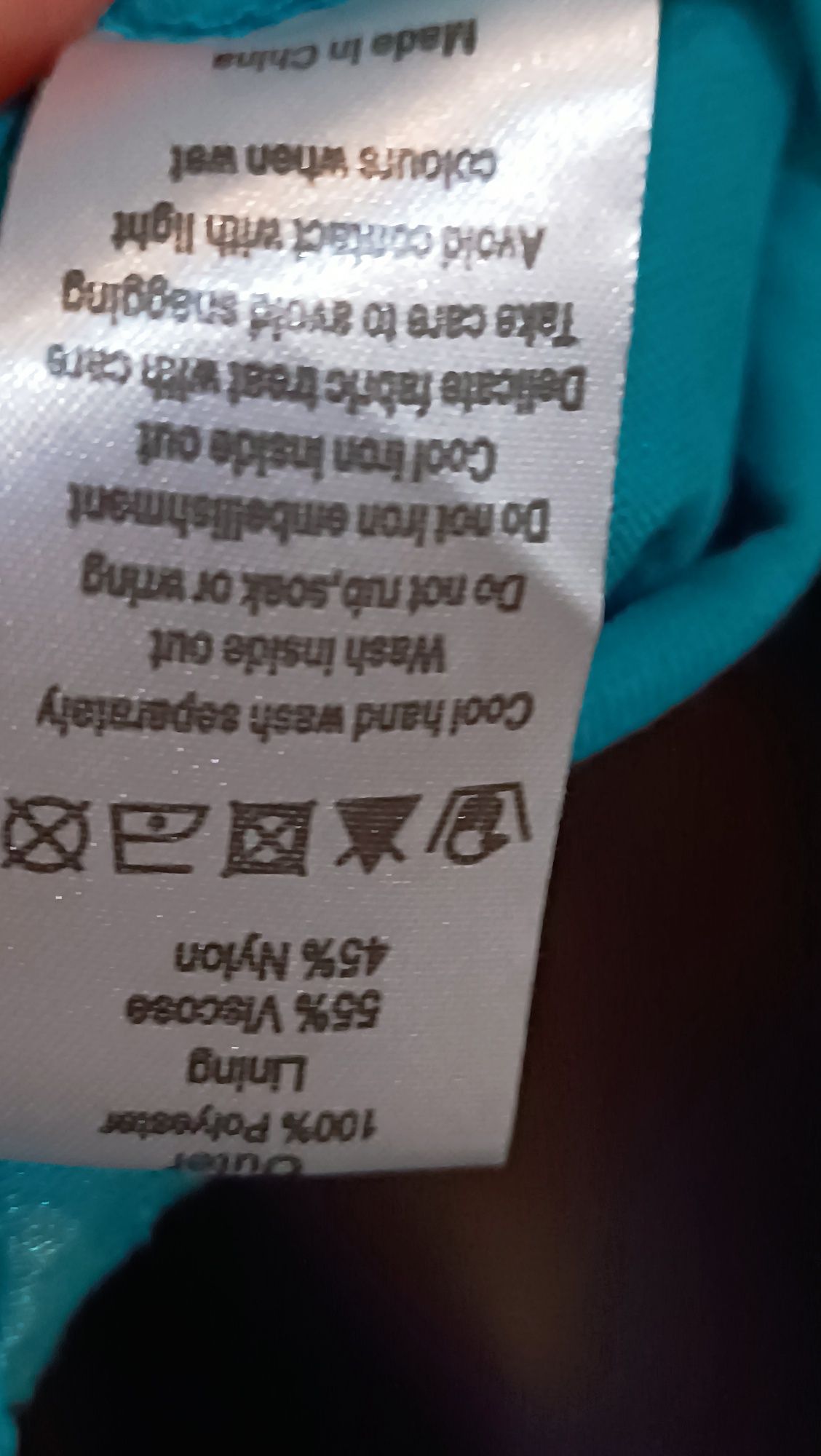 Zielona morska sukienka wesele Sylwester rozmiar 42
