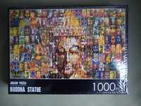 Puzzle 1000, drewniane, z serii photomosaisc, Budda