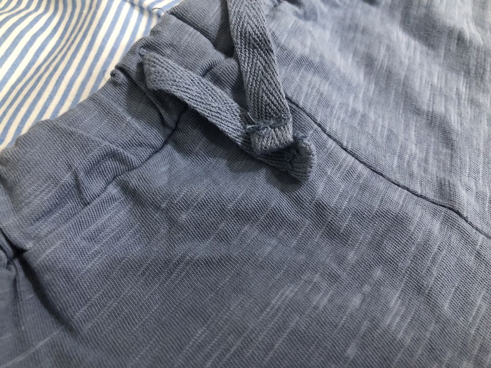 Spodenki 3pak szorty lato H&M falbany niemowlęce dziewczęce NOWE! 92