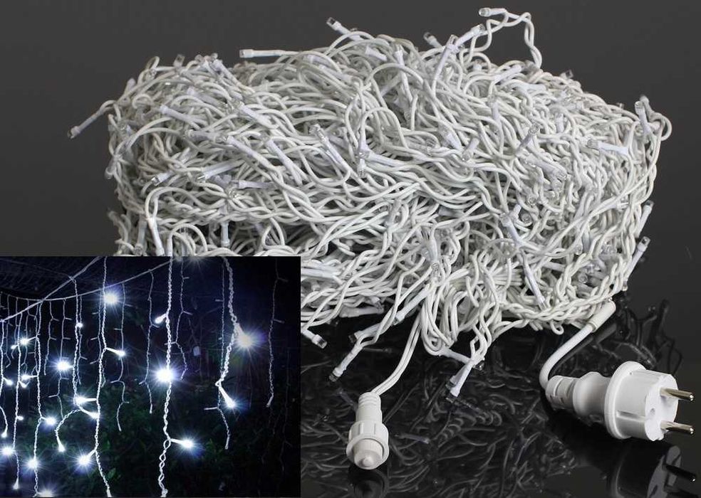 Lampki Choinkowe SOPLE 500 LED ZEWNĘTRZNE Światełka Świąteczne + FLASH