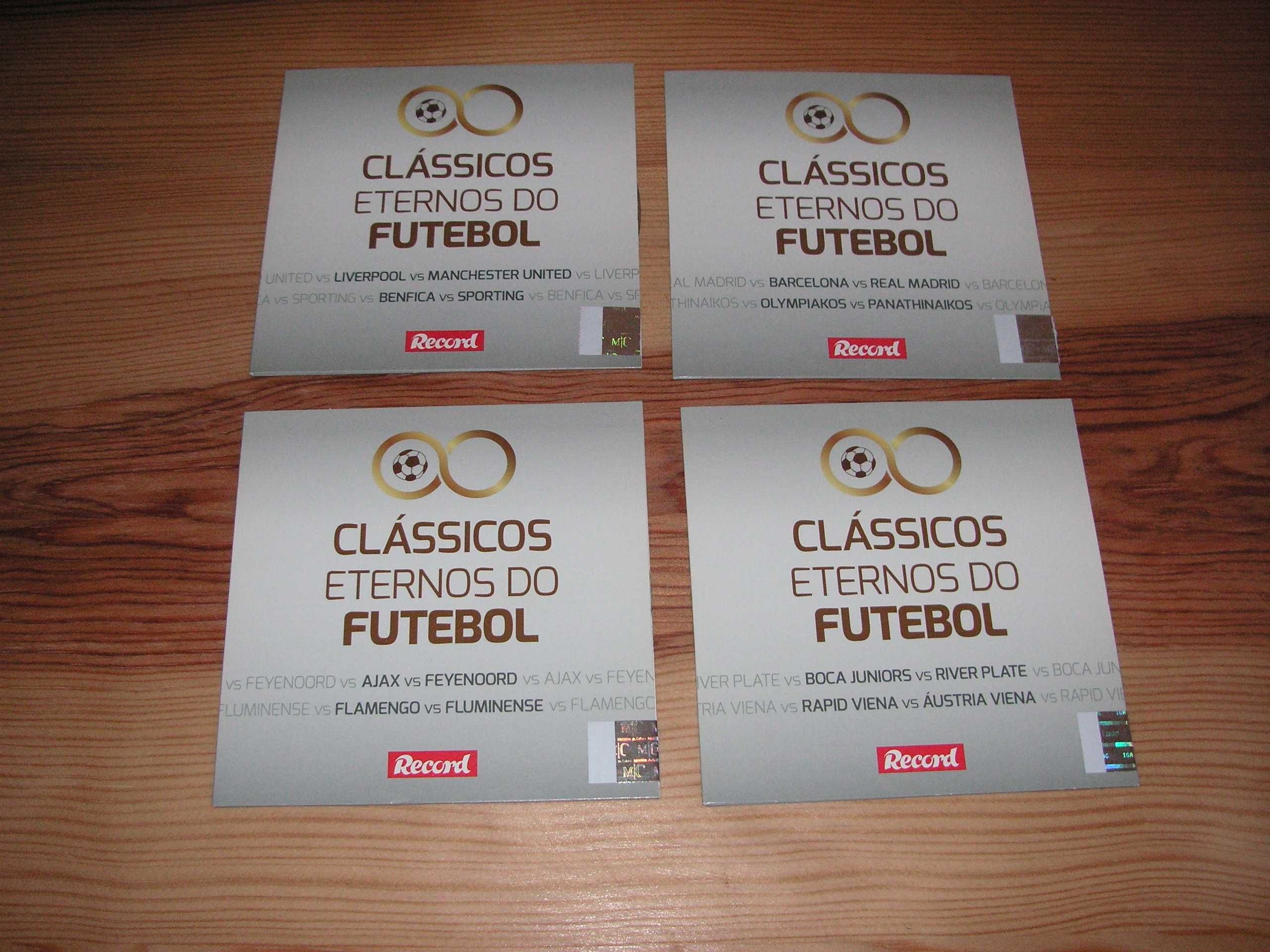 DVD´S Clássicos Eternos do Futebol ( Três - Selados)