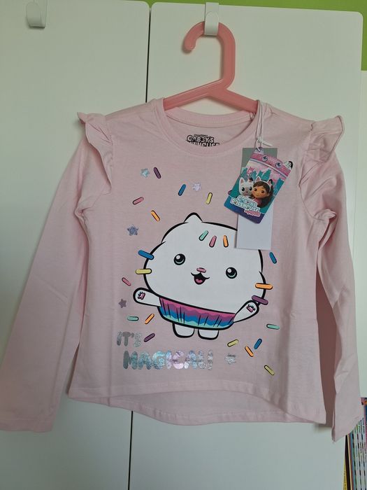 NOWA bluzka Łakotek koci domek Gabi 116