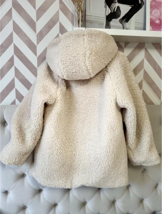 Шубка для дівчинки MANGO з еко хутра