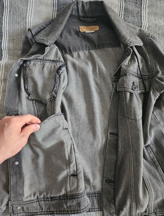 Kurtka jeansowa katana swag rap drip streetwear y2k alternative retro