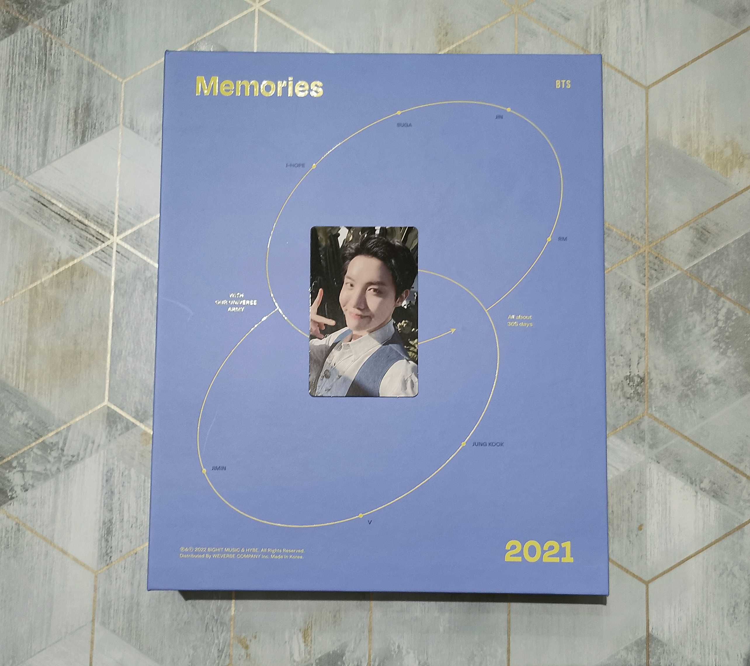 BTS - Memories 2021 DVD (karta j-hope)