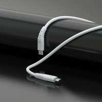 Dudao kabel, przewód USB Typ C - USB Typ C 6A 100W PD 1m biały (TGL3C)