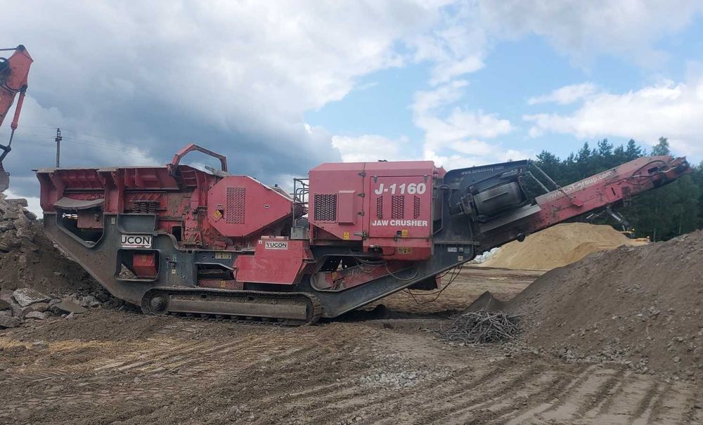 alsolo.pl wynajem maszyn- kruszarka szczękowa terex finlay.