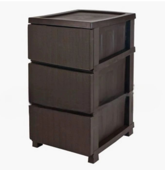 Комод пластиковий на  3 яруси