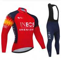 Strój Rowerowy Na Rower Ineos 3XL 185-195cm Długi Komplet Grenadier