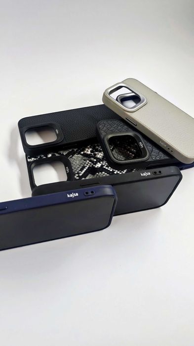 Шкіряний чохол Kajsa Snake Apple iPhone Magsafe / чехол айфон кожаный