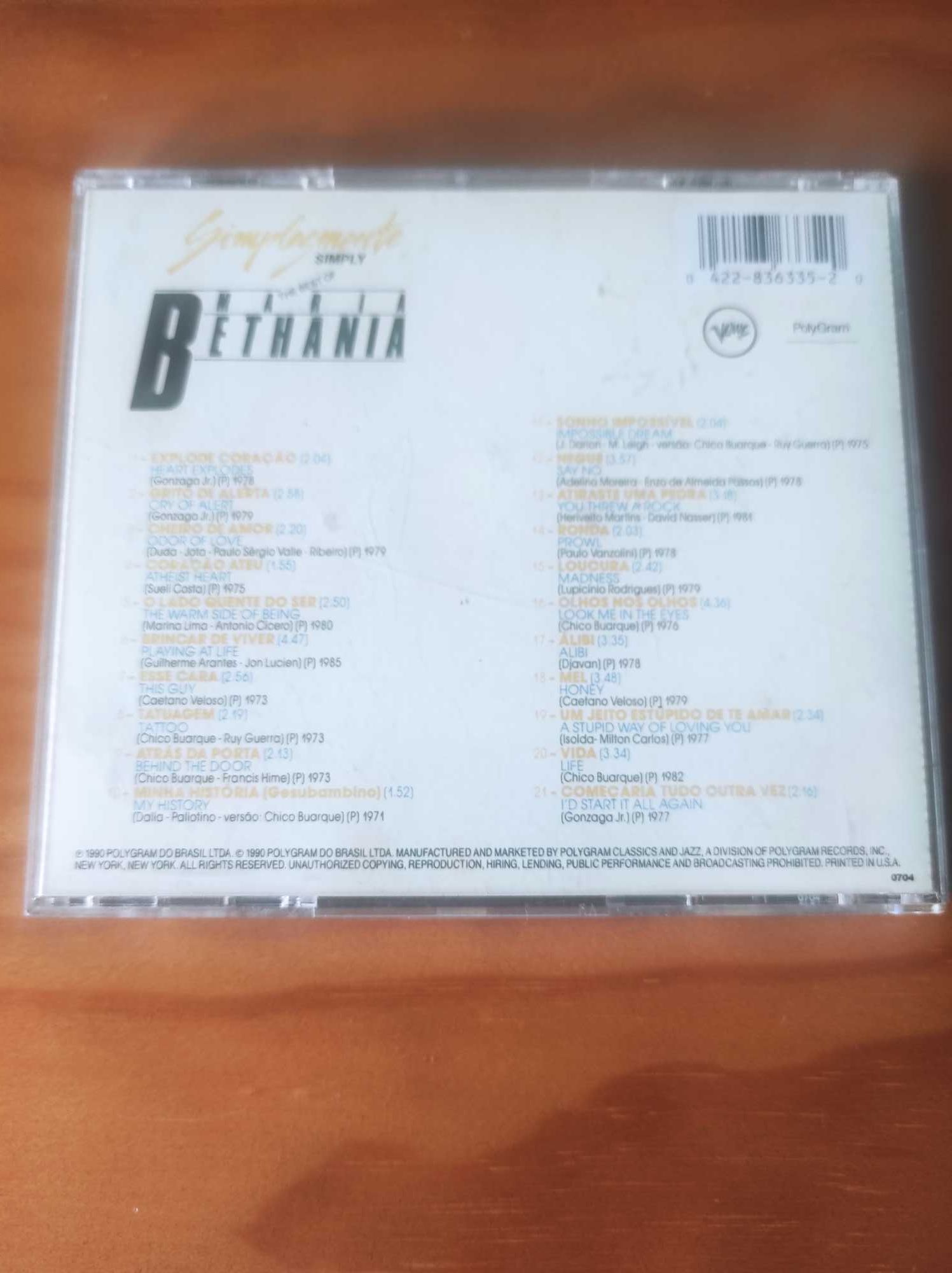 Vendo CD    da Maria Bethânia
