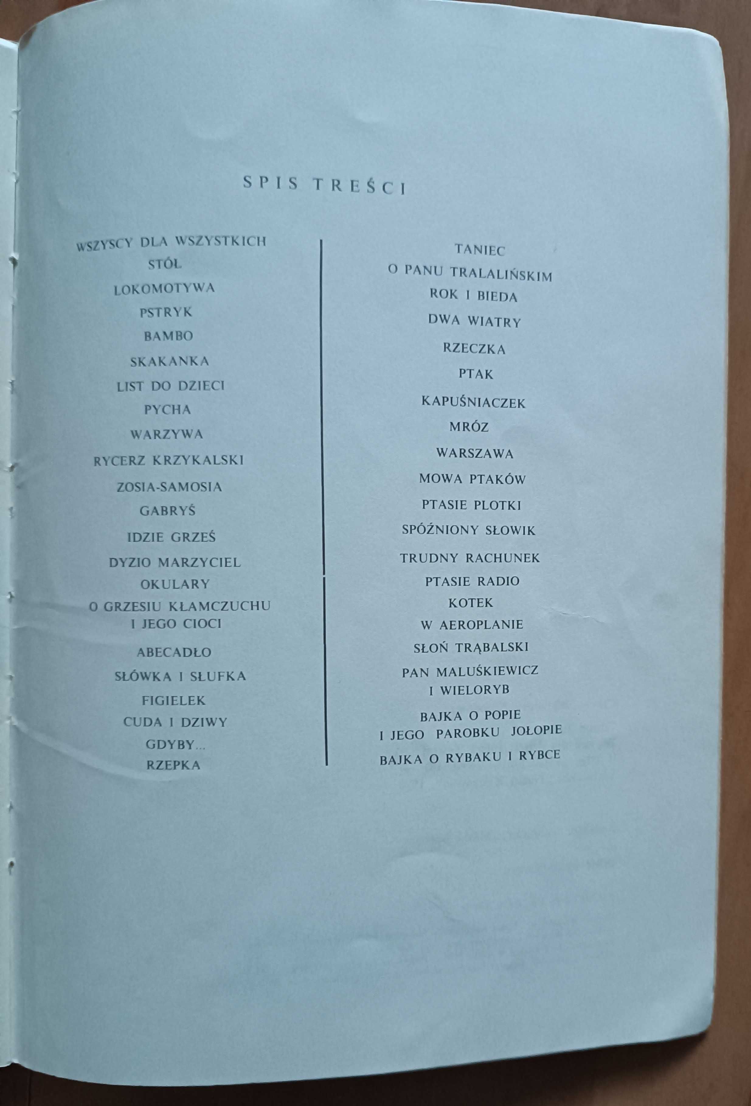 Wiersze dla dzieci - Julian Tuwim wydanie 1988 rok