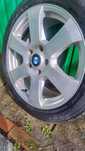 Felgi aluminiowe 17 cali  5 x 120 BMW et 38 opony 225/45/17 8 cali