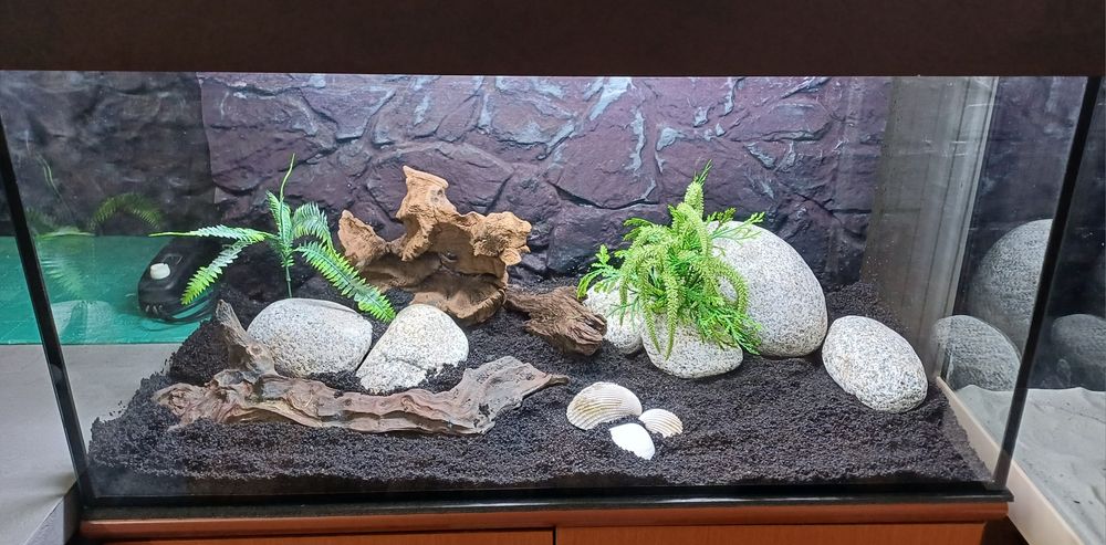 Akwarium zestaw 80x40x40 128L