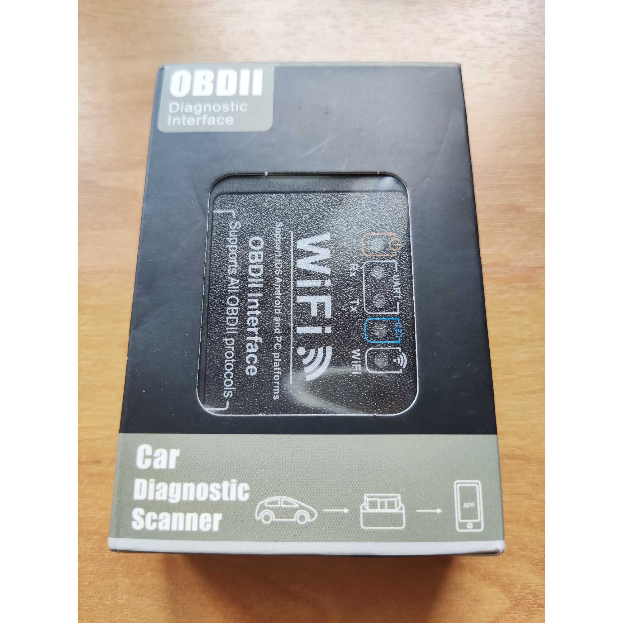 Interfejs OBD2 Adapter WiFi ELM327 Diagnostyka Samochodu w Smartfonie