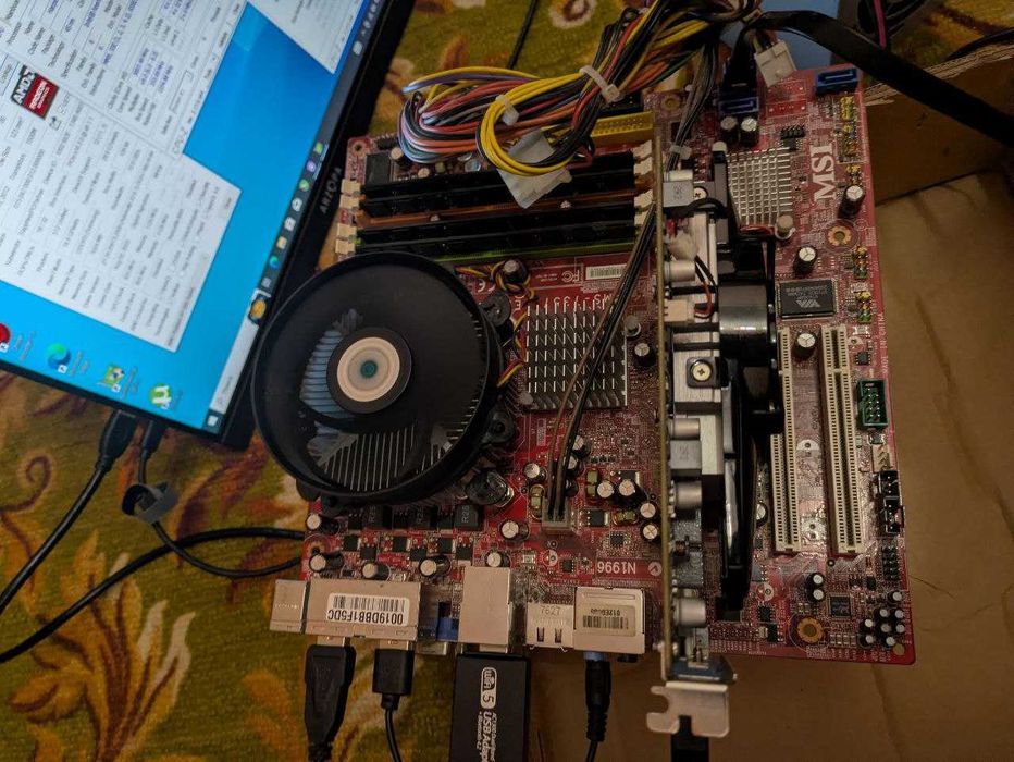 Комплектуючі MS 7357, Xeon 5450 - 4 Ядра, ddr2 8gb, R7 250, Asus 450W