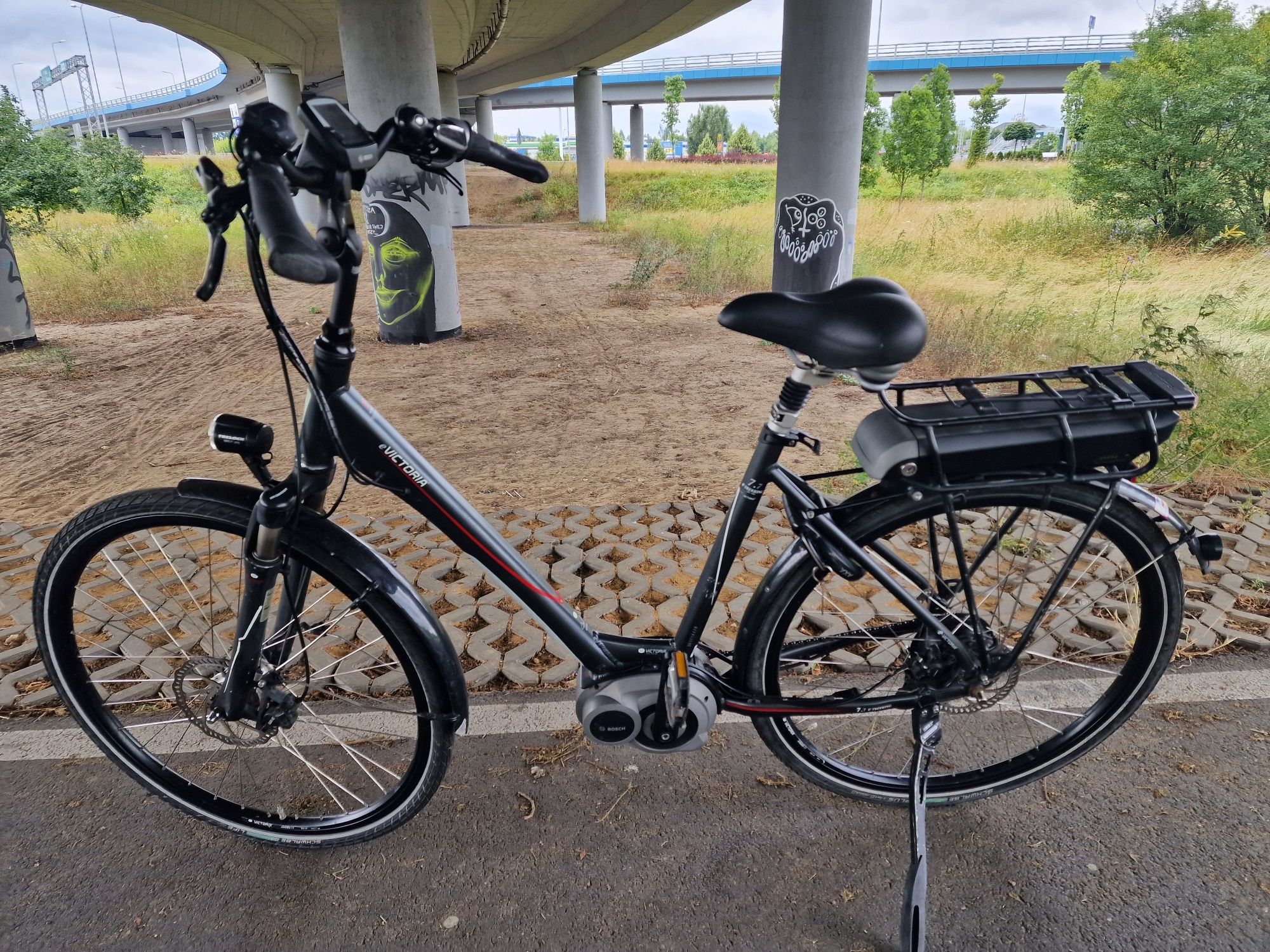 Rower damka elektryczna