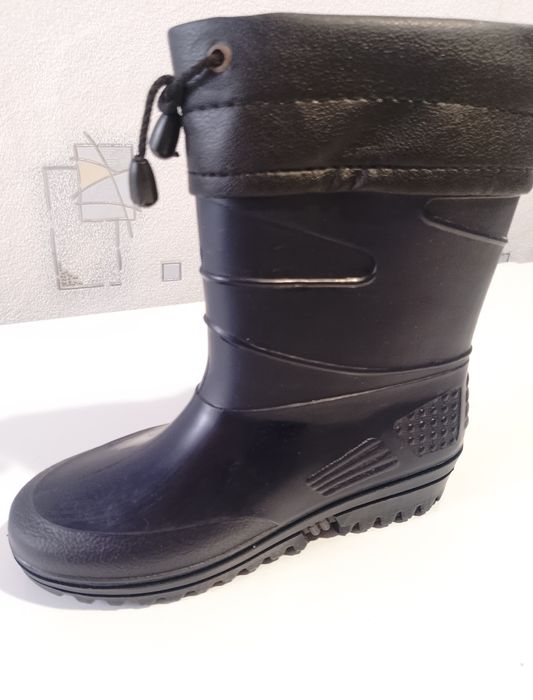 Гумові чоботи/сапоги утеплені дитячі 30р 20см