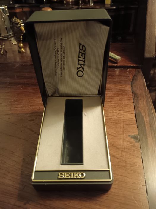 Caixa de relógio Seiko vintage