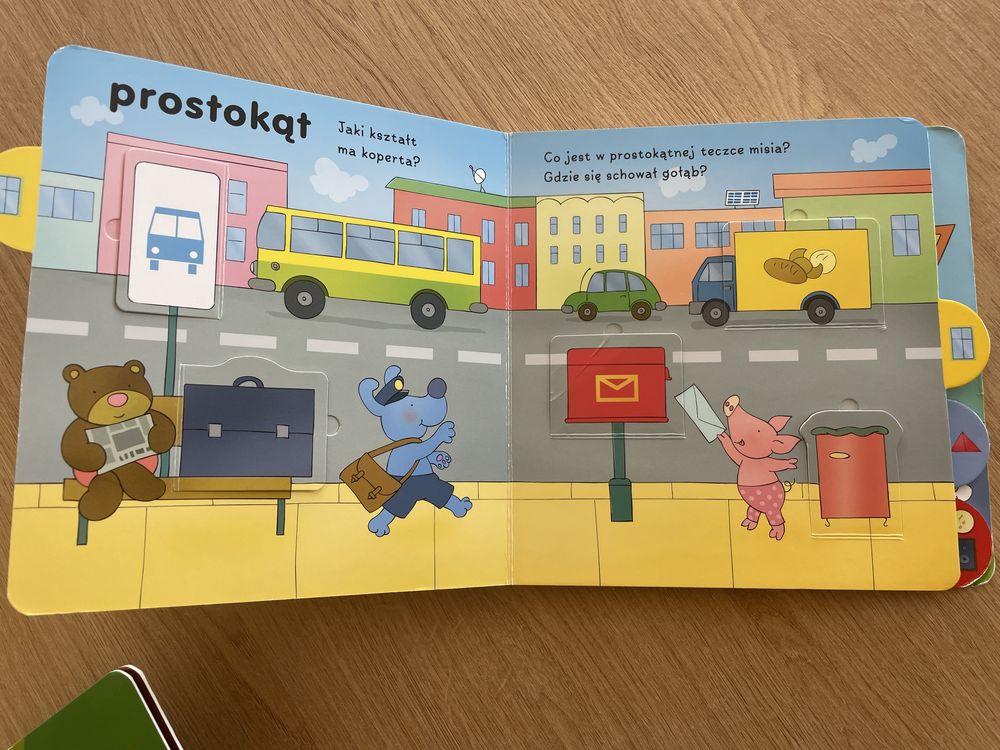 Ksiazeczki poznaje ksztalty, litery